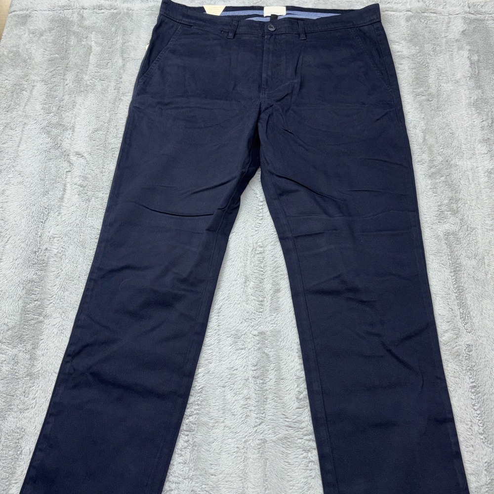 Civil Society Nielsen Perfect Chino Pants Mens 34x32 NWT Navy Stretch MCBX-813S